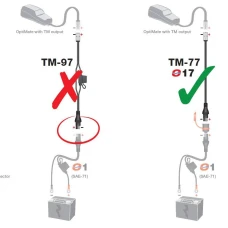 OPTIMATE АДАПТЕР DO LADOWAREK Z ШТЕКЕРИ SAE NA KET/TM (ДОВЖИНА 15CM) (TM77) (EL)