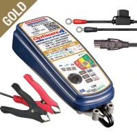 OPTIMATE 2024/03 ЗАРЯДНИЙ ПРИСТРІЙ АКУМУЛЯТОР OPTIMATE 4 DUAL 12V 1A, 3-50AH, AGM / GEL / STD, SAE ( DO BMW NALEZY DOKUPIC ПРОВІД CAN-BUS ) (EL) - ЗАМІНЮЄ TM340