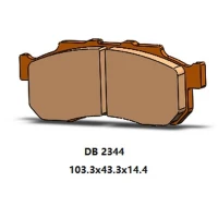 DELTA BRAKING КОЛОДКИ ДИСКОВІ ТОРМОЗНІ KH712 ПЕРІД HONDA SXS 500 PIONEER '15-'22, SXS 520 PIONEER '21-'22, SXS 700 PIONEER '16-'22