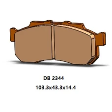 DELTA BRAKING КОЛОДКИ ДИСКОВІ ТОРМОЗНІ KH712 ПЕРІД HONDA SXS 500 PIONEER '15-'22, SXS 520 PIONEER '21-'22, SXS 700 PIONEER '16-'22
