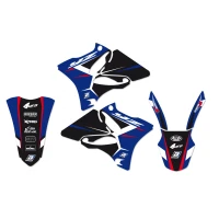 BLACKBIRD КОМПЛЕКТ НАЛІПОК (OKLEIN) YAMAHA YZ125/250 '02-'14 DREAM 4 КОЛІР СИНІЙ/ЧОРНИЙ