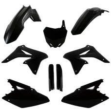 POLISPORT КОМПЛЕКТ ПЛАСТІКОВ (ПОВНИЙ KIT) SUZUKI RMZ 250 '10-'18 W КОМПЛЕКТІ TABLICA ПЕРІД (8659300003) I КРИШКИ AMORTYZAROROW (8398300002) КОЛІР ЧОРНИЙ