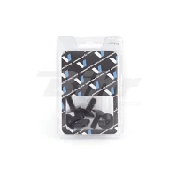 V PARTS (VICMA) КОМПЛЕКТ БОЛТІВ ВІТРОВИКИ M6X15 (6SZT.) КОЛІР ЧОРНИЙ (TA615NR)