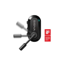 SENA 2025/07 INTERKOM УНІВЕРСАЛЬНИЙ BIKOM 20 BLUETOOTH 5.2, MESH 3.0 DO 800M MOCOWANY NA PASKU ( 2 ZESTAWY ) (EL)