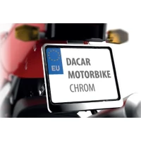 BIKETEC РАМКА DO ТАБЛИЦІ (NA TABLICE)  REJESTRACYJNEJ MOTOCYKL/MOTORBIKE КОЛІР ХРОМ
