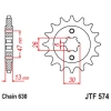 JT ЗІРОЧКА ПЕРІД 574 16 YAMAHA XV 1000 '81-82', TR1 '81-85' (57416JT) (LANC. 630) - зображення 1