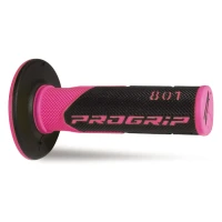 PROGRIP ПЕРЕМИКАЧІ PG801 ВИКЛЮЧЕНИЙ ROAD (22+25MM, DL.115MM) КОЛІР КОЛІР РОЗОВИЙ FLUO/CZARNY (DWUSKLADNIKOWE) (801-297)