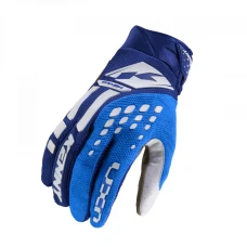 KENNY RACING 2025 РУКАВИЦІ CROSS/ENDURO МОДЕЛЬ TRACK BLUE КОЛІР NIEBIESKI/BIALY РОЗМІР M