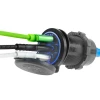 BIKETEC МОТОЦИКЛ POTROJNE РОЗ'ЄМ USB QC 3.0 X 1 I PD X 2 - 54 W POWER DELIVERY МОНТАЖ НА ПЛОСКІЙ ПОВЕРХНІ (ВІТРОВИК, КОФР) АБО NA КЕРМА - НЕОБХІДНО АДАПТЕР BTMUS28 - зображення 2