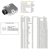 DZE РЕГУЛЯТОР НАПРУГИ YAMAHA YFM 125\/250\/350\/400\/450\/600\/660, YFZ 350\/450\/660\/700, SUZUKI LTR450 (35A) (5GT-81960-00) (ESR441) (32800-05G11) - зображення 1
