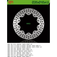 NG ДИСК ТОРМОЗНИЙ ПЕРІД BMW K 75C/RT/S '94-'96, ПЕРІД/ЗАД K 100 '84-'93, K1100 '92-'00 (285X165X4,8) (10X5,5MM)