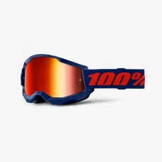 100 ПРОЦЕНТ ОКУЛЯРИ МОДЕЛЬ STRATA 2 NAVY - MIRROR RED LENS - КОЛІР GRANATOWY/CZERWONY ХВІРТКА ЧЕРВОНА ЗЕРКАЛО