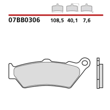 BREMBO 2026/03 КОЛОДКИ ДИСКОВІ ТОРМОЗНІ KH209 GENUINE КАРБОН CERAMIC (POLMETALICZNE MIESZANKA OEM) ПЕРІД/ЗАД