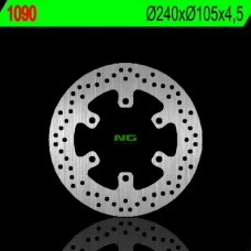 NG ДИСК ТОРМОЗНИЙ ПЕРІД PIAGGOP 50/125/250/300/400/500, GILERA 125/200/500, BMW G650X-TYL (240X105X4,5)