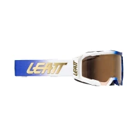 LEATT (НОВИНКА 2024) ОКУЛЯРИ ВЕЛОСИПЕДІВ VELOCITY 5.0 MTB IRIZ GOGGLE ULTRABLUE BRONZE 68% - КОЛІР BIALY/GRANATOWY ХВІРТКА LUSTRZANA КОРИЧНЕВИЙ