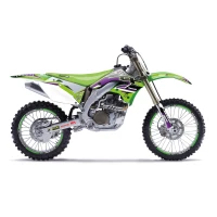 BLACKBIRD КОМПЛЕКТ НАЛІПОК (OKLEIN) KAWASAKI KX 450F '06-'08 DREAM 5 КОЛІР ЗЕЛЕНИЙ ЧОРНИЙ