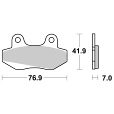 SBS BRAKEPADS КЕРАМІЧНІ