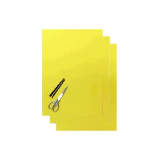 BLACKBIRD COLOURED SHEET NEON ЖОВТИЙ 47X33CM (3PCS)