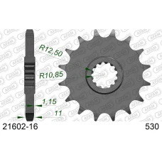 AFAM 2026/04 ШЕСТЕРНЯ ПЕРІД 580 16 YAMAHA FZ 6/R6/FZ750 (JTF580.16) (LANC. 530)