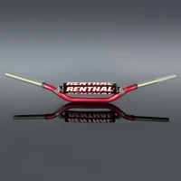 RENTHAL КЕРМО 1,1/8 ЦІЛИЙ (28,6MM) MX TWINWALL 999 РУЧКИ RED MCGRATH / SHORT PADDED КОЛІР ЧЕРВОНИЙ Z GABKA