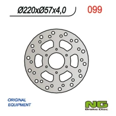 NG ДИСК ТОРМОЗНИЙ ЗАД DERBI GPR50 '97-'03, CAGIVA 50 MITO '98-'99 (220X57X4)