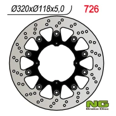 NG ДИСК ТОРМОЗНИЙ ПЕРІД HONDA XR 250/400/650 (SUPERMOTO)(320X118X5MM)(4X6,5MM)