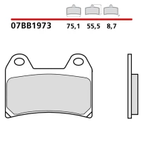 BREMBO 2026/03 КОЛОДКИ ДИСКОВІ ТОРМОЗНІ KH244 GENUINE SINTER (SPIEK METALICZNY MIESZANKA OEM) ПЕРІД/ЗАД