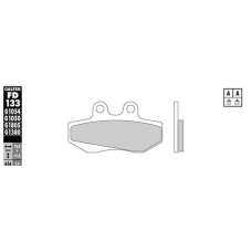 GALFER КОЛОДКИ ДИСКОВІ ТОРМОЗНІ KH167 POLMETALICZNE (OFERTA SPECJALNA) WYCOFANE Z OFERTY