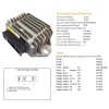 DZE РЕГУЛЯТОР НАПРУГИ PIAGGIO BRAVO 50, VESPA S\/XL 125 \/PX 50\/125\/200\/150 \/T5\/ETS 125 (OEM 348363-62 \/ 23811006450 \/ 460560) (12A) - зображення 2