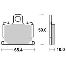 SBS BRAKEPADS КЕРАМІЧНІ