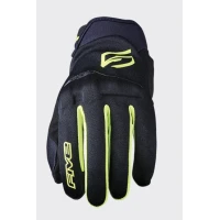 FIVE GLOVE GLOBE EVO BLACK/FLUO ЖОВТИЙ L/10