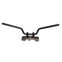 BIKETEC КЕРМО СТАЛЬНИЙ KAWASAKI ER 6 (2009-2011) КОЛІР ЧОРНИЙ (УЗОР OEM: 46003-0152-10)