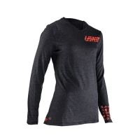 LEATT (2022) СОРОЧКА ROWEROWA DAMSKA MTB GRAVITY 2.0 JERSEY BLACK КОЛІР ЧОРНИЙ РОЗМІР M