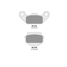 DELTA BRAKING КОЛОДКИ ДИСКОВІ ТОРМОЗНІ KH128 KEF 300 LAKOTA`94-04, KSF 250`94-04 - ZASTEPUJA DB2390MX-D І DB2390QD-D