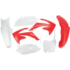 UFO КОМПЛЕКТ ПЛАСТІКОВ HONDA CRF 450 R '09-'10, CRF 250 '10 КОЛІР OEM (CZERWONY/BIALY) (HO113E999)