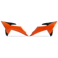 UFO 2024/11 КРИШКИ РАДІАТОРА KTM SX 125 / 150 / 250 / 300 '25, SXF (SX-F) 250 / 350 / 450 '25 КОЛІР КОЛІР ПОМАРАНЧ