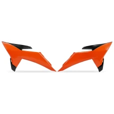 UFO 2024/11 КРИШКИ РАДІАТОРА KTM SX 125 / 150 / 250 / 300 '25, SXF (SX-F) 250 / 350 / 450 '25 КОЛІР КОЛІР ПОМАРАНЧ