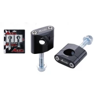 ACCEL КРІПЛЕННЯ/ПІДЙОМНИКИ КЕРМА (28,6MM) WYS. 34MM ZE БОЛТ M12 КОЛІР ЧОРНИЙ (BM-02BK28)