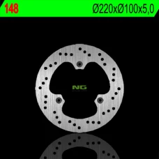 NG ДИСК ТОРМОЗНИЙ ЗАД KAWASAKI 250 NINJA '08-'13 (220X100X5) (3X10,5MM)
