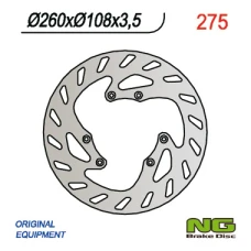 NG ДИСК ТОРМОЗНИЙ ПЕРІД PEUGEOT XPS 50 SM (260X108X3,5)