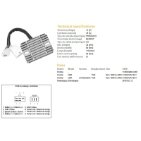 DZE РЕГУЛЯТОР НАПРУГИ HONDA CBR1100XX 99-00 (31600-MAT-E01) (SH579C-12) (ESR684)
