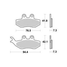 SBS BRAKEPADS КЕРАМІЧНІ