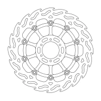 MOTO-MASTER ВОГНЮ BRAKEDISC ПЕРІД ЛІВА HONDA: CBR 1100 XX, X ELEVEN 1100