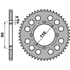 ЗАДНЯ ЗІРКА PBR 901 35 C45 YAMAHA XS 400 '82-'88 (JTR840,35) (LANC. 530) (STD.-3)