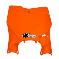 UFO TABLICA NA НОМЕР СТАРТОВИЙ KTM SX/SXF 16-19 (Z WYJATKIEM SX 250 '16) КОЛІР КОЛІР ПОМАРАНЧ FLUO (STADIUM Z OSLONAMI АМОРТИЗАТОРІВ)