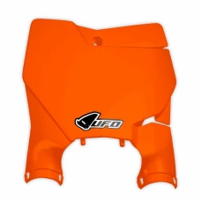 UFO TABLICA NA НОМЕР СТАРТОВИЙ KTM SX/SXF 16-19 (Z WYJATKIEM SX 250 '16) КОЛІР КОЛІР ПОМАРАНЧ FLUO (STADIUM Z OSLONAMI АМОРТИЗАТОРІВ)