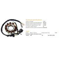 DZE UZWOJENIE ГЕНЕРАТОР STATOR YAMAHA YBR 125 '02-05
