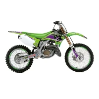 BLACKBIRD КОМПЛЕКТ НАЛІПОК (OKLEIN) KAWASAKI KX 125/250 '03-'08 DREAM 5 КОЛІР ЗЕЛЕНИЙ ЧОРНИЙ