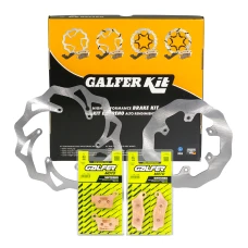 GALFER КОМПЛЕКТ KTM/HUSQVARNA/HUSABERG (ДИСКИ I КОЛОДКИ ДИСКОВІ ТОРМОЗНІ ПЕРІД I ЗАД) - PATRZ ОПИС ДОДАТКОВІ