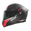 NOX ШОЛОМ INTEGRALNY (ПОВНИЙ FACE) Z БЛЕНДА N401 CROWER КОЛІР ЧОРНИЙ\/ЧЕРВОНИЙ МАТОВА РОЗМІР XXL - зображення 1